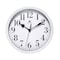 Infinity Instruments White Plastic wall clock, 9.5/8" 20048WH-4400 - alternate 1